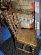 5 eiken stoelen voor 50 Euro, Klassiek, Brun, Enlèvement, Bois