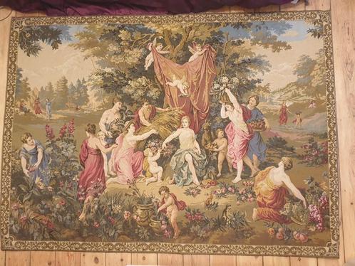 Grande tapisserie mythologique "LA FÊTE DE VENUS", 195X140, Antiquités & Art, Art | Autres Art, Enlèvement