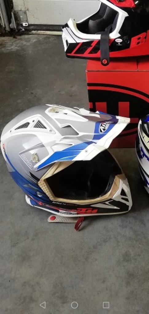 KTM airoh helm   maat M, Motoren, Kleding | Motorhelmen, Dames, Heren, Kinderen, Offroadhelm, M, Overige merken, Tweedehands, Ophalen of Verzenden