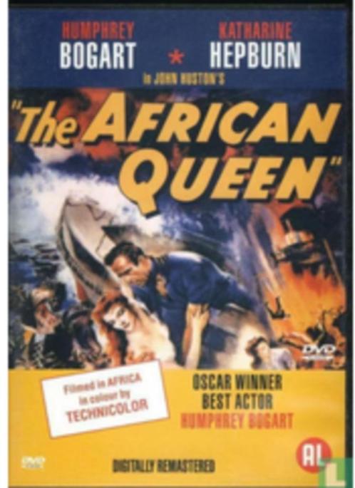 The African Queen (1951) Dvd Zeldzaam ! Humphrey Bogart, CD & DVD, DVD | Classiques, Utilisé, Action et Aventure, 1940 à 1960