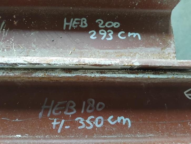 Stalen Binten Balken Metaal HEA HEB HEM IPE UNP, Doe-het-zelf en Bouw, Metalen, Gebruikt, Overige metalen, Ophalen