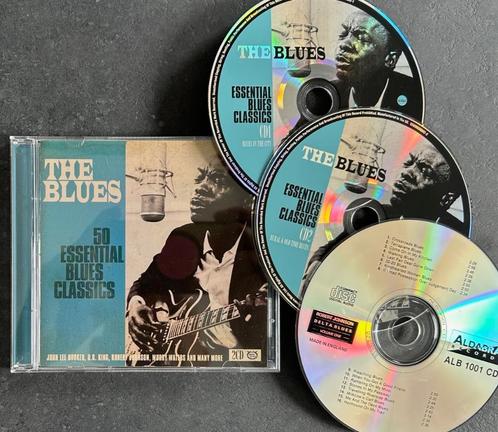50 Essential blues classics ( 2CD + bonus disc ), Cd's en Dvd's, Cd's | Jazz en Blues, Zo goed als nieuw, Blues, 1960 tot 1980