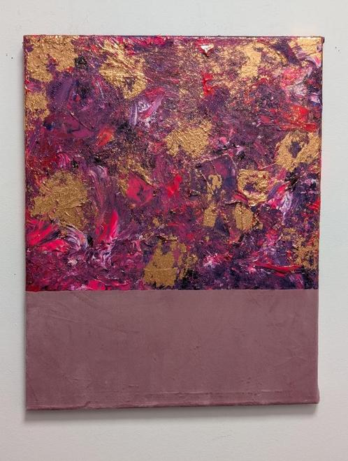 Velvet Fuchsia (Nr.2), Antiek en Kunst, Kunst | Schilderijen | Abstract, Ophalen of Verzenden