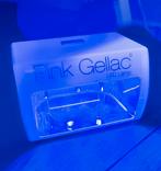 Pink Gellac LED lamp Compact voor manicure + kleuren, Comme neuf, Mains et Ongles, Enlèvement, Accessoires