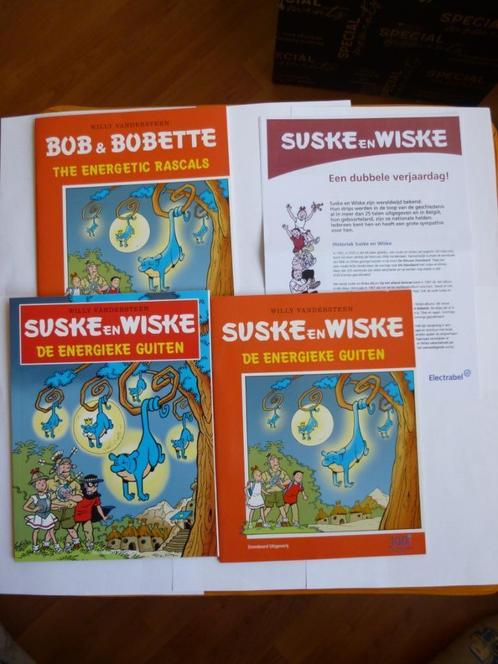 3X SUSKE EN WISKE RECLAME UITGAVEN"DE ENERGIEK GUITEN"2005, Boeken, Stripverhalen, Zo goed als nieuw, Meerdere stripboeken, Ophalen of Verzenden