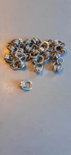 21 roulettes metalliques pour tringle de rideau, Enlèvement ou Envoi, Comme neuf