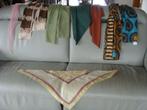 Lot 7 foulards divers couleur et forme écharpe,, Ophalen of Verzenden, Sjaal