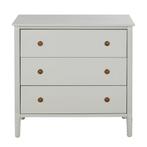 Lichtgrijs dressoir met 3 laden Maison du Monde - NIEUW, 3 of 4 laden, Ophalen, Nieuw, 50 tot 100 cm