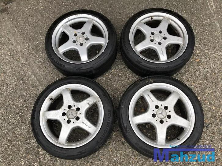 MERCEDES SLK AMG velgen met banden 17 inch 5x112 breedset, Auto-onderdelen, Overige Auto-onderdelen, Mercedes-Benz, Gebruikt