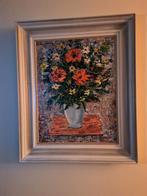 Mooi bloemenschilderij, Antiek en Kunst, Ophalen of Verzenden