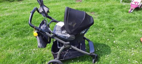 Trio pousette peg perego, Enfants & Bébés, Poussettes & Combinaisons, Utilisé, Poussette, Autres marques, Pneus, Avec siège auto