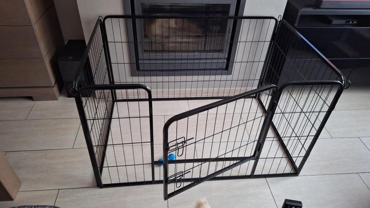 Ren voor hond, zwart, Dieren en Toebehoren, Hondenbenches, Zo goed als nieuw, Ophalen