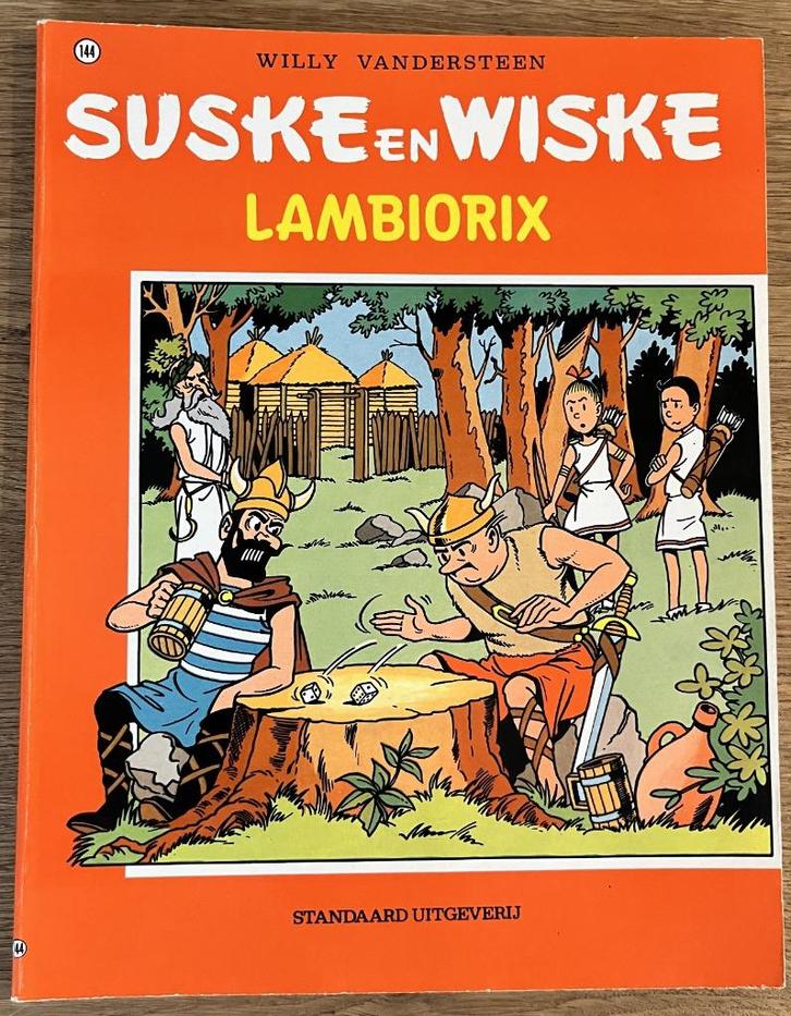 Suske en Wiske - Lambiorix -144(1990) Strip, Boeken, Stripverhalen, Zo goed als nieuw, Eén stripboek