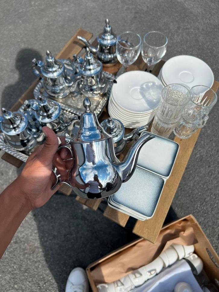 Marokkaanse onbijt set (volledig) (+100stuks), Huis en Inrichting, Keuken | Potten en Pannen, Ophalen