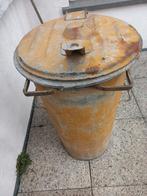 Vuilbak afvalbak afvalemmer  jaren 1950-60 Frankrijk France, Tuin en Terras, Tuinwanddecoratie, Ophalen, Zo goed als nieuw