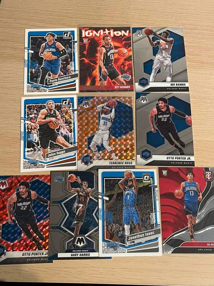 10 Orlando Magic Banchero Suggs Howard, Hobby en Vrije tijd, Stickers en Plaatjes, Ophalen of Verzenden