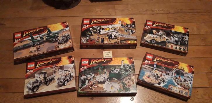 Lego Indiana Jones, 6 sets nieuw en sealed., Kinderen en Baby's, Speelgoed | Duplo en Lego, Nieuw, Lego, Complete set, Ophalen of Verzenden