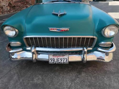 1955 Chevrolet 2 door wagon V8, Auto's, Oldtimers, Particulier, Chevrolet, Benzine, Break, 3 deurs, Automaat, Groen, Overige kleuren