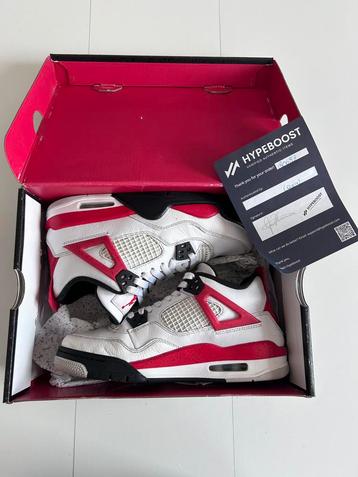 Air Jordan 4 Retro (GS) “Red Cement” beschikbaar voor biedingen