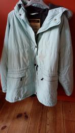 Winterjas, lichtblauw met kap, Siquoy Compagnie, Ophalen, Gedragen, Maat 42/44 (L)