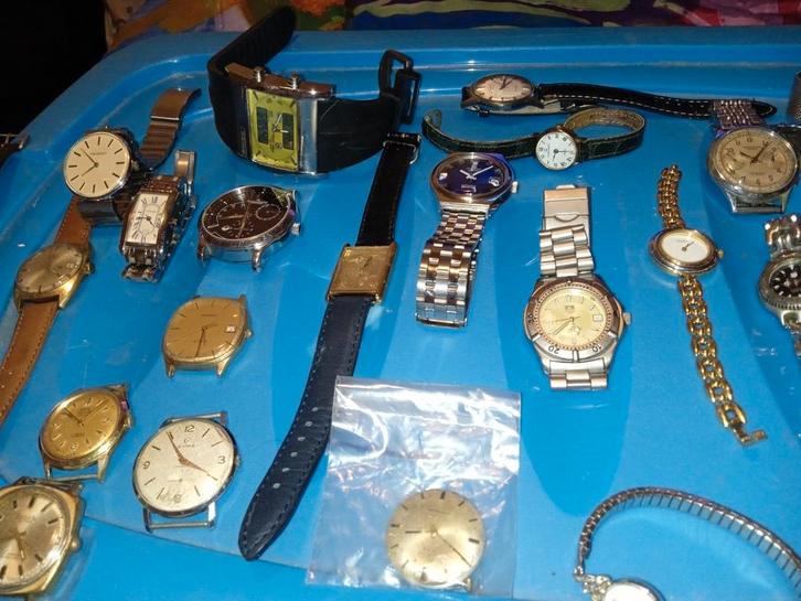 Partij collectie horloges particulier verkoop, Handtassen en Accessoires, Horloges | Heren, Ophalen of Verzenden