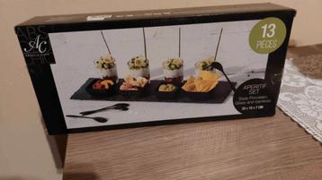 aperitiefset/ Absolu Chic / amuse de luxe, Verzenden, Zo goed als nieuw, Glas, Glas of Glazen