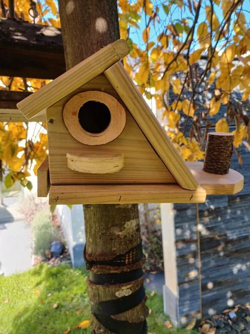 Mooie zware nestkasjes, Jardin & Terrasse, Maisons & Bains d'oiseaux, Comme neuf, Enlèvement ou Envoi