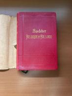 Baedeker Belgique et Hollande 1910, Boeken, Atlassen en Landkaarten, Ophalen of Verzenden