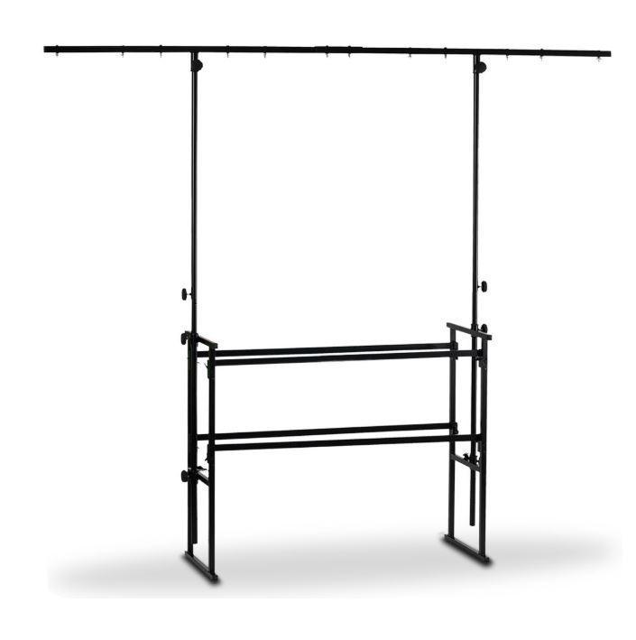 ADJ DJ booth tafel met lichtbrug + transporttas, Muziek en Instrumenten, Dj-sets en Draaitafels, Gebruikt, Dj-set, Overige merken