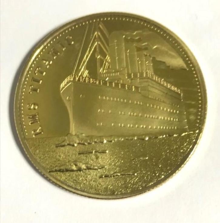 Titanic pièce commémorative✨😍😎🎁🤗🎁👌, Timbres & Monnaies, Pièces & Médailles, Autres matériaux, Enlèvement ou Envoi