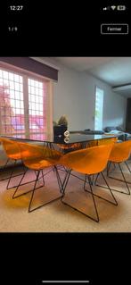 Tafel met 6 stoelen, merk Pedrali, Huis en Inrichting, Ophalen, Gebruikt