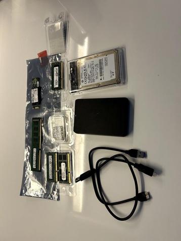 DDR3 RAM en usb harddisks beschikbaar voor biedingen