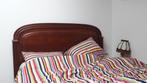houten bedframe, Huis en Inrichting, Slaapkamer | Bedden, Bruin, 140 cm, 220 cm, Zo goed als nieuw