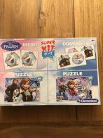 Disney - Frozen Super Kit 4 in 1 voor kleutertje +4 jaar, Puzzelen, Zo goed als nieuw, Ophalen