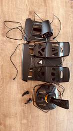 Thrustmaster T16000M FCS Joystick, Throttle en Rudder Pedals, Computers en Software, Ophalen, Zo goed als nieuw, Thrustmaster