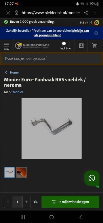 Dakpan beugels beschikbaar voor biedingen