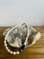 Collier en perles d'eau douce et sodalite, Avec pierre précieuse, Enlèvement ou Envoi, Blanc, Neuf