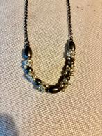 Fancy parelketting, Handtassen en Accessoires, Kettingen, Ophalen of Verzenden, Gebruikt, Geel, Overige materialen