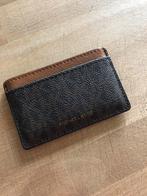 Kaartenhouder michael kors, Handtassen en Accessoires, Portemonnees, Ophalen of Verzenden, Zo goed als nieuw, Bruin, Leder