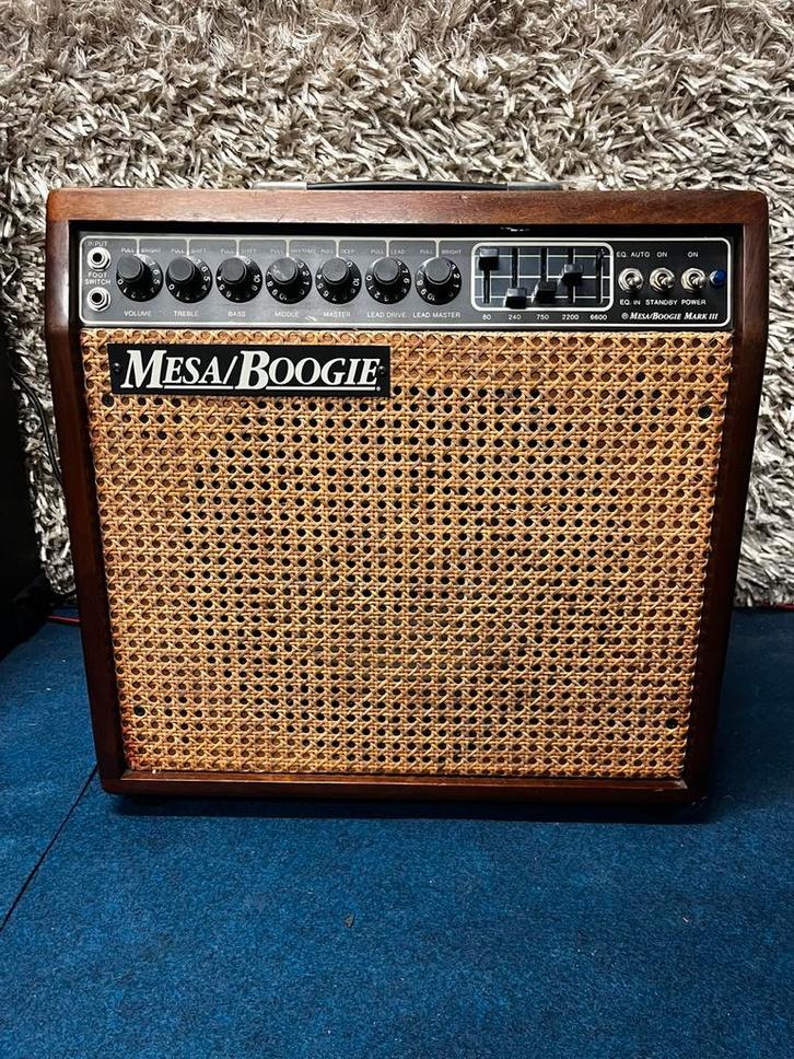 Mesa Boogie Mark III à rayures bleues, Musique & Instruments, Amplis | Basse & Guitare, Comme neuf, Enlèvement ou Envoi