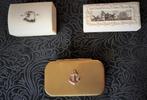 3 boites de marin pour tabac à priser XIXme, Ophalen of Verzenden, Zo goed als nieuw, Tabaksdoos of Verpakking