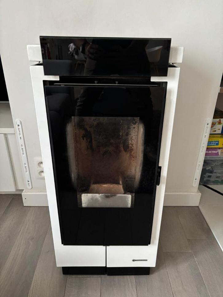 Pelletkachel 7.5kW Thermorossie, Huis en Inrichting, Kachels, Gebruikt, Vrijstaand, Pelletkachel, Overige brandstoffen, Ophalen