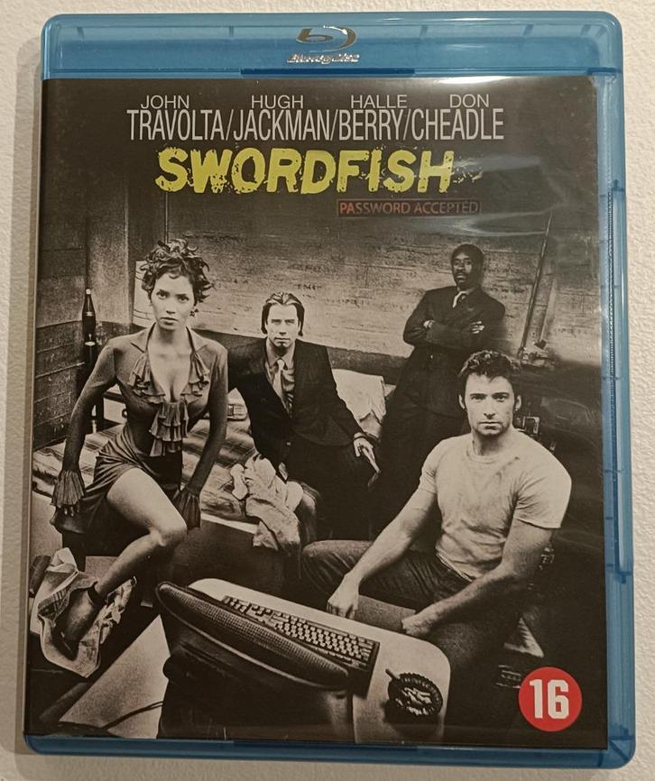 Swordfish blu-ray (met NL ondertitels), Cd's en Dvd's, Blu-ray, Zo goed als nieuw, Actie, Ophalen of Verzenden