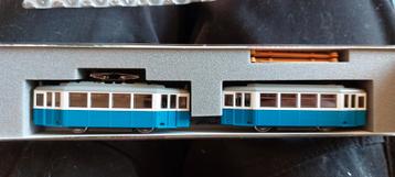 NLK 0509 KATO TRAM MET VOLKSWAGEN 1/160 beschikbaar voor biedingen
