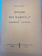 Histoire du roi Kaboul Ier et du marmiton gauwain, Max Jacob, Enlèvement ou Envoi
