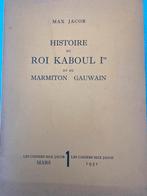 Histoire du roi Kaboul Ier et du marmiton gauwain, Max Jacob, Enlèvement ou Envoi