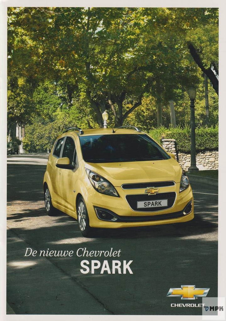 Chevrolet Spark 2013 Brochure Nederlands, Boeken, Auto's | Folders en Tijdschriften, Gelezen, Ophalen of Verzenden