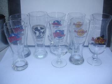 Hard Rock Café, Planet Hollywood en Walt Disney bierglazen, Verzamelen, Glas en Drinkglazen, Ophalen of Verzenden, Zo goed als nieuw