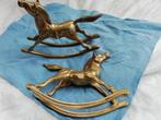 2 chevaux à bascule en cuivre, Antiquités & Art, Enlèvement, Cuivre