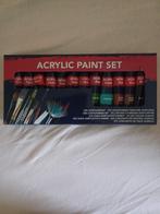 acryl paint set, Hobby en Vrije tijd, Schilderen, Ophalen, Zo goed als nieuw, Acrylverf